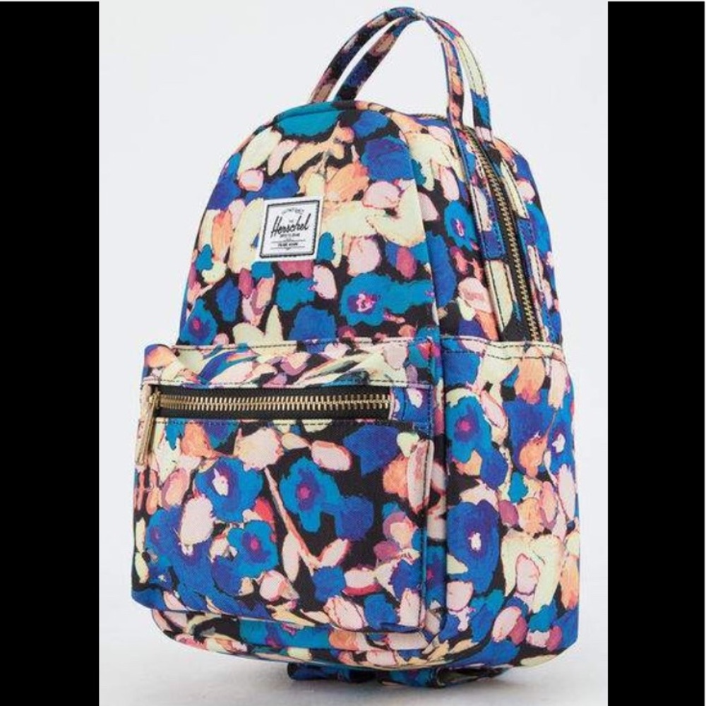HERSCHEL SUPPLY Nova Painted Floral Mini Backpack